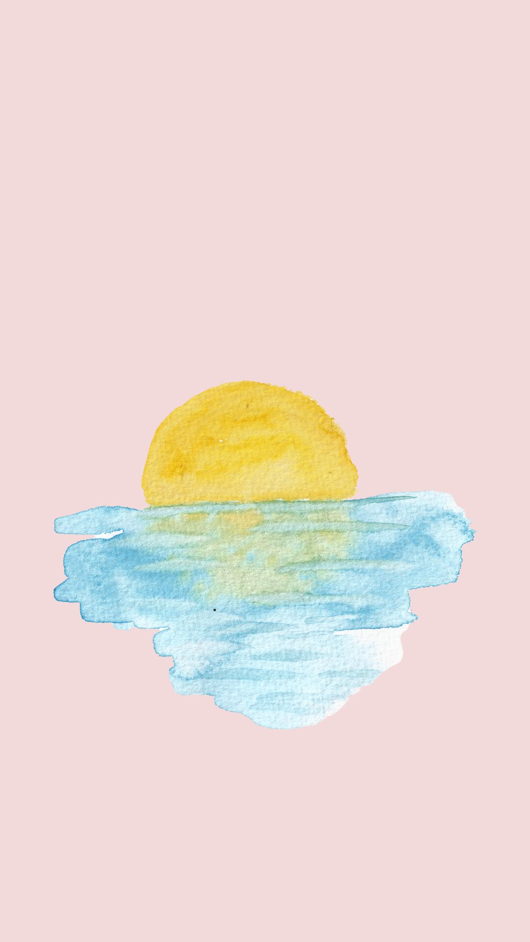 Free pink phone wallpaper with sunset