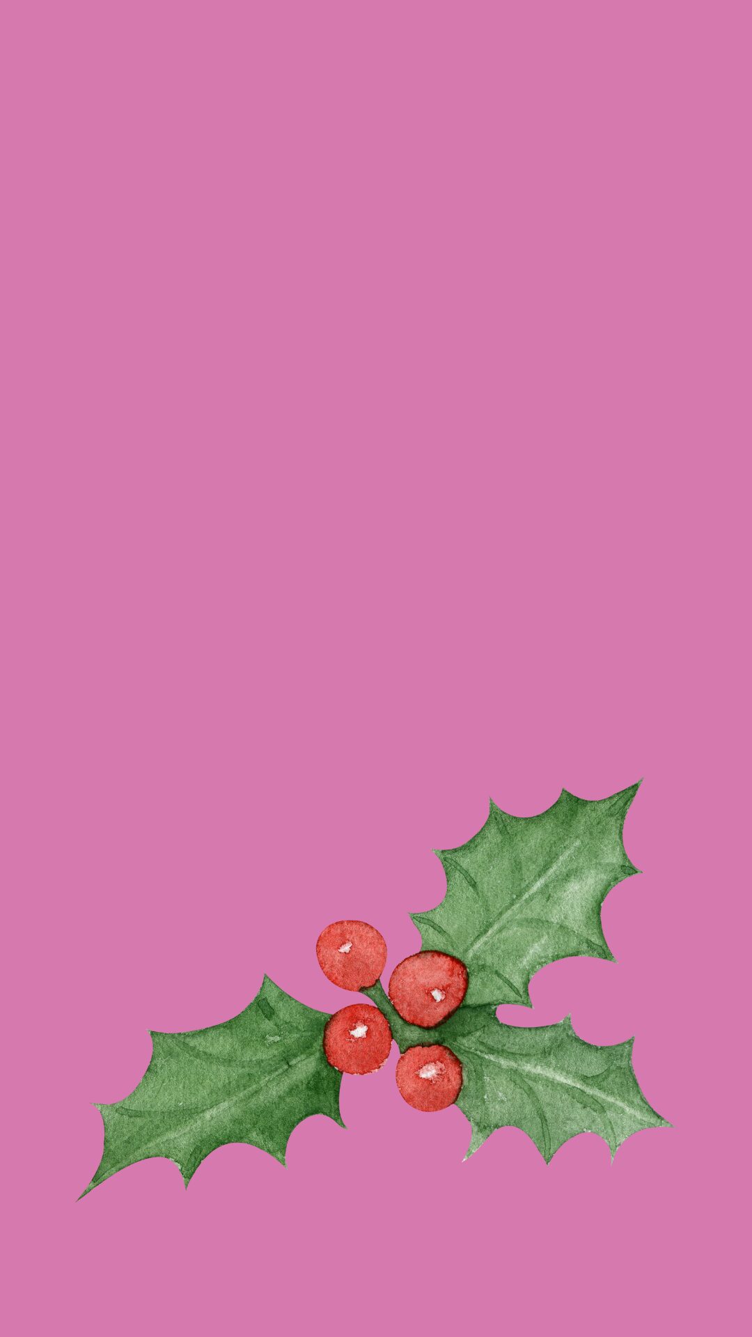 Free christmas phone wallpaper with mistletoe