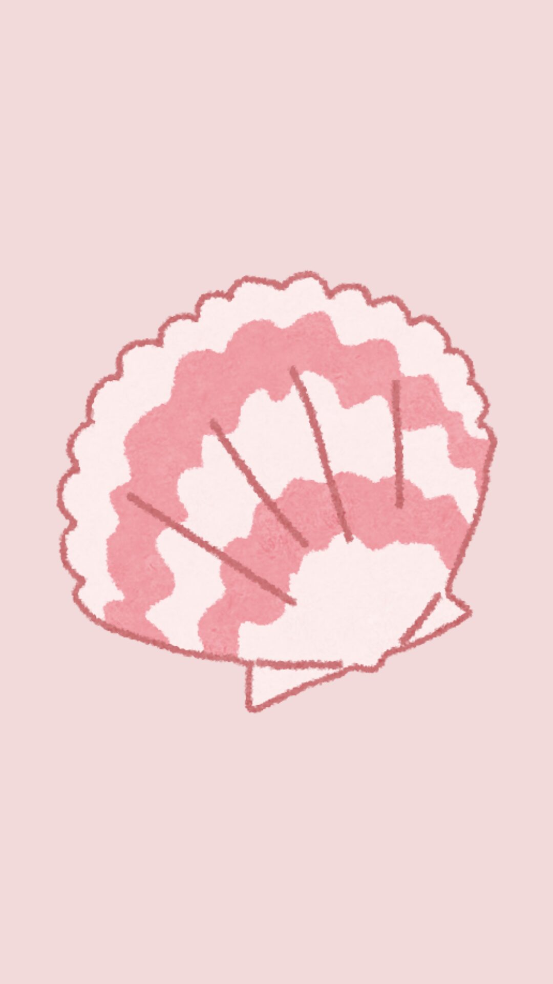 Free phone wallpaper with seashell