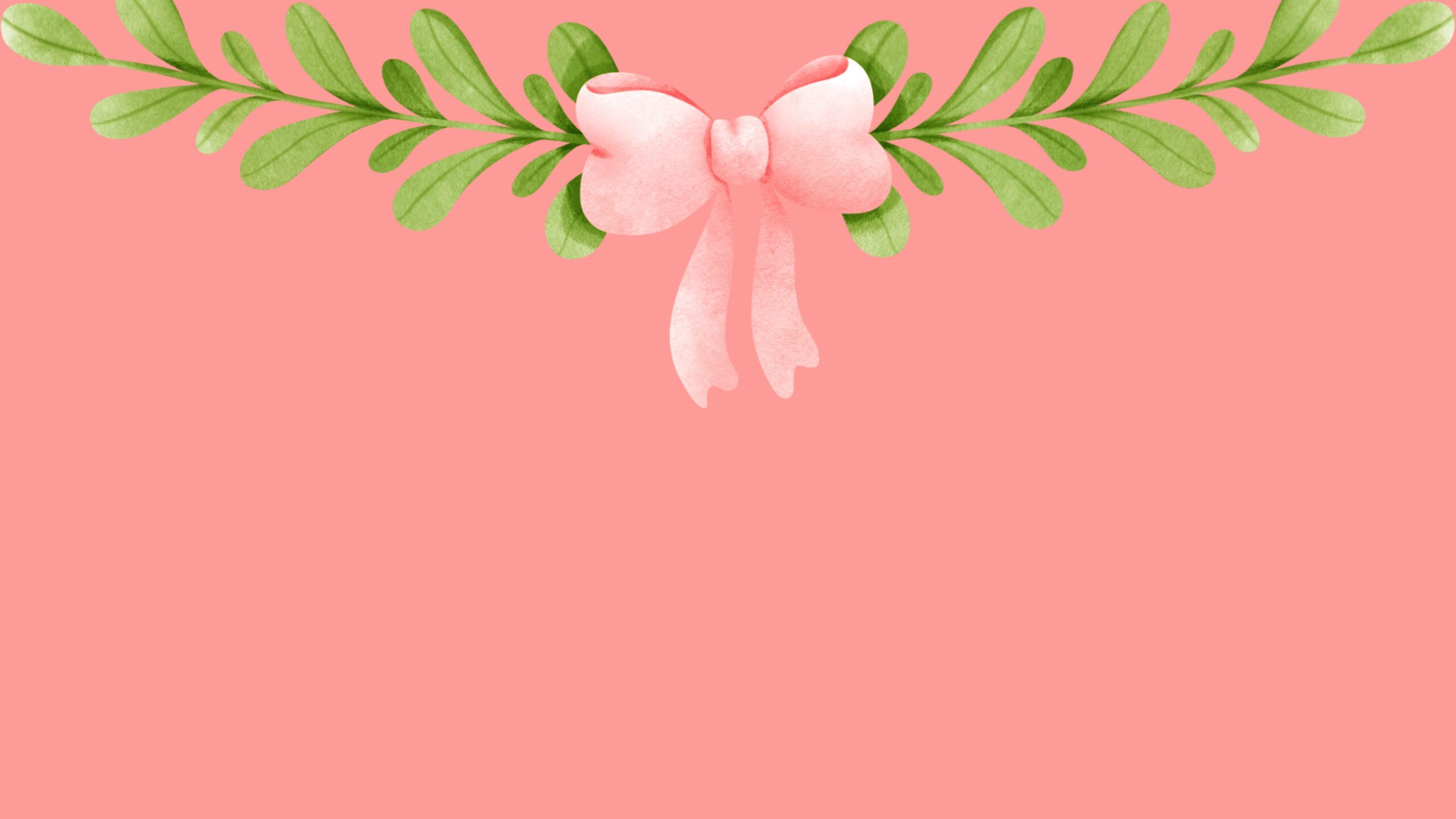 Free pink macbook wallpaper with bow